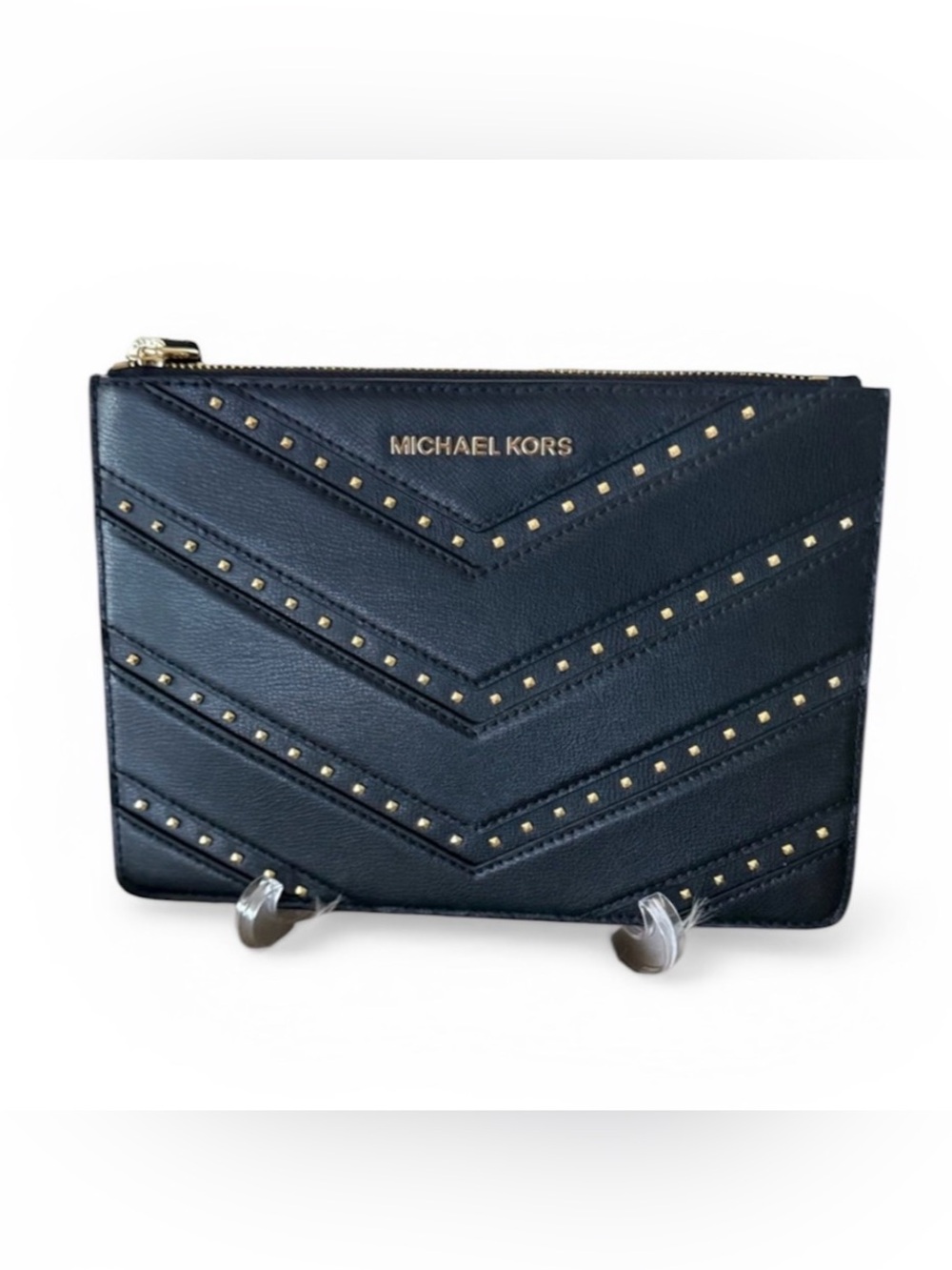 MICHAEL Michael Kors Black Zip Wallet